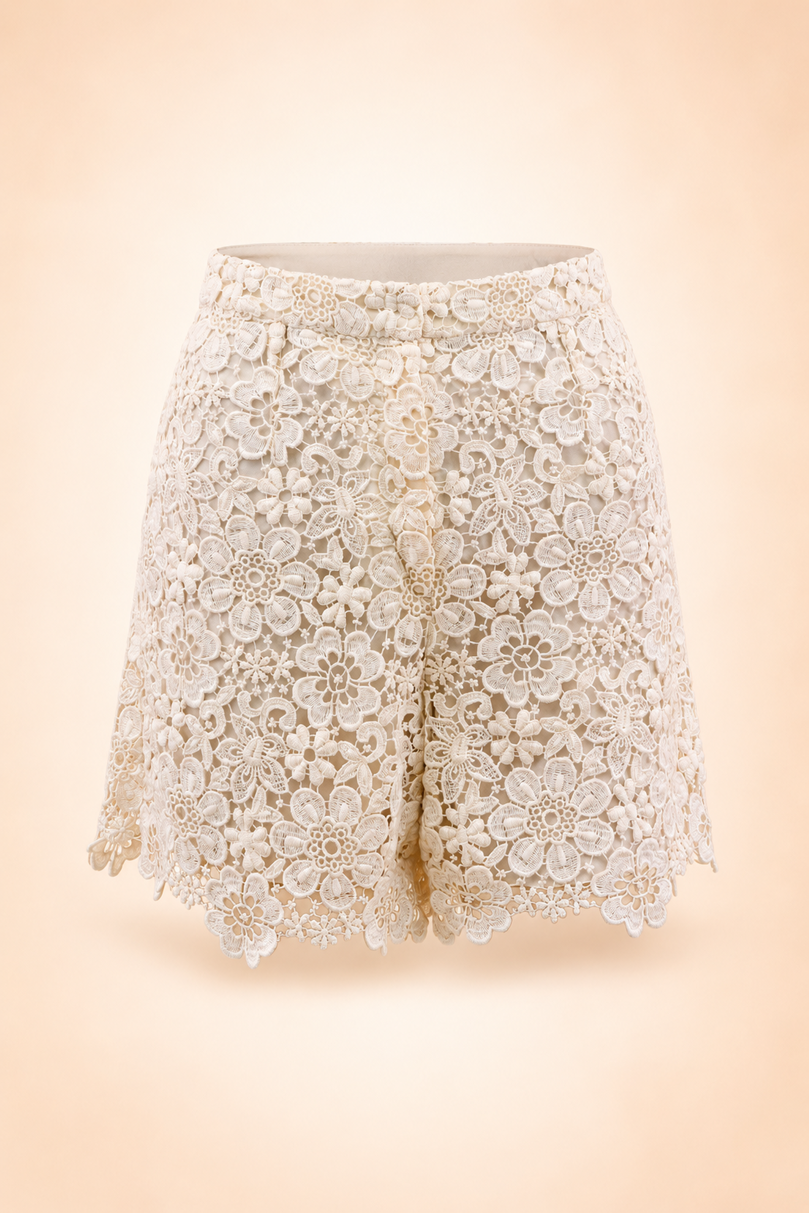 Dolce & Gabbana floral guipure lace shorts – IT 42