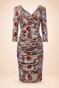 Dolce & Gabbana Silk Floral Ruched Dress - IT 40