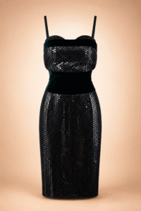 Dolce & Gabbana Sequin & Velvet Midi Dress – IT 42