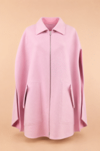 Emilio Pucci Pink Cape Coat - L