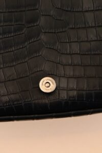 Saint Laurent Charlotte Croc-Embossed Messenger Bag - Image 11