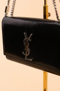 Saint Laurent Kate Crackled Leather Bag - Image 7