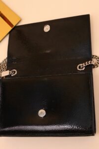 Saint Laurent Kate Crackled Leather Bag - Image 9