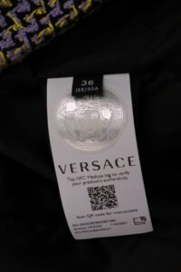 Versace Tweed Blazer and Mini Skirt Set - IT 36 - Image 10