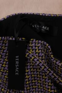 Versace Tweed Blazer and Mini Skirt Set - IT 36 - Image 9