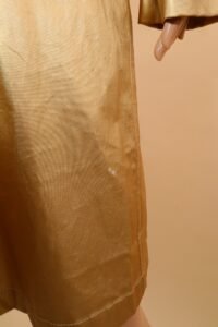 Burberry London Special-Edition Gold Waxed Trench Coat - Image 12