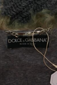 Dolce & Gabbana Wool Coat with Mongolian Lamb Trim - Image 5
