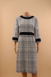 Dolce & Gabbana Tweed A-line Midi Dress - IT 52 - Image 2
