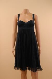 Dolce & Gabbana Black Silk Babydoll Dress – IT 42 - Image 8