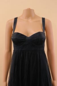 Dolce & Gabbana Black Silk Babydoll Dress – IT 42 - Image 4