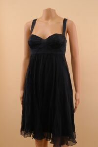 Dolce & Gabbana Black Silk Babydoll Dress – IT 42 - Image 3