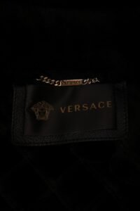 Versace Shearling & Leather Medusa Coat — IT 42 - Image 12
