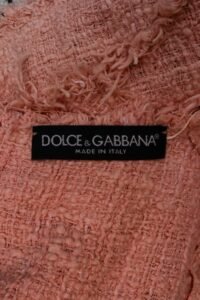 Dolce & Gabbana Pink Tweed  Mini Dress - IT 42 - Image 6
