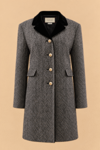 Gucci Grey Wool Coat — Size IT 46 