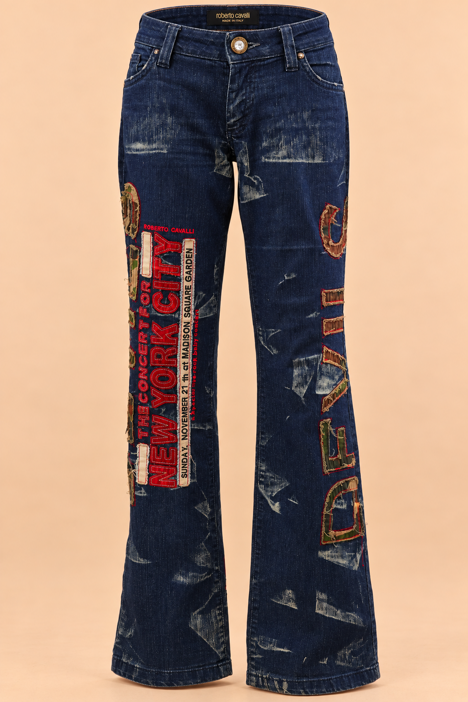 Roberto Cavalli NY DEVILS CONCERT Bootcut Jeans – Size 29